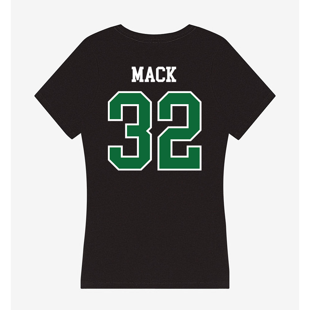 EMich - NCAA Football : Ja'Quel Mack - Women's V-Neck T-Shirt-1