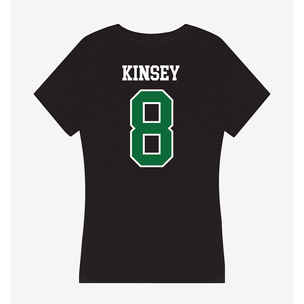 EMich - NCAA Football : Nick Kinsey - Women's V-Neck T-Shirt-1