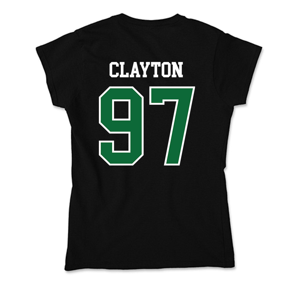 EMich - NCAA Football : Deterrius Clayton - Soft Style Women’s T-Shirt-1