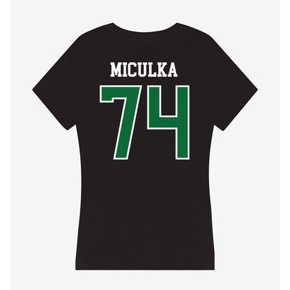EMich - NCAA Football : Carter Miculka - Women's V-Neck T-Shirt-1