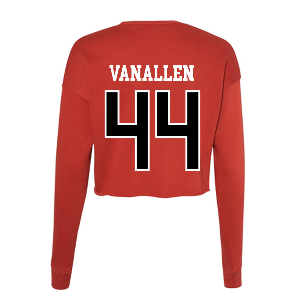 Valdosta State - NCAA Softball : Madison VanAllen - Women's Cropped Crew Fleece-1