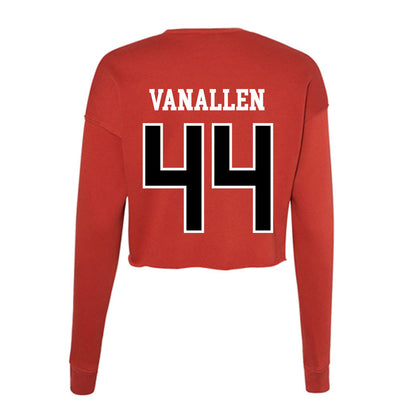 Valdosta State - NCAA Softball : Madison VanAllen - Women's Cropped Crew Fleece-1