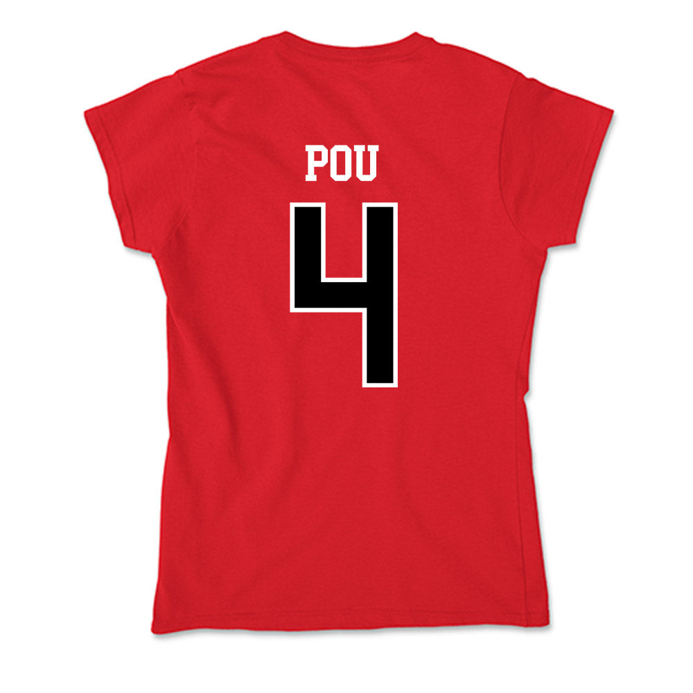 Valdosta State - NCAA Baseball : Isaiah Pou - Soft Style Women’s T-Shirt-1