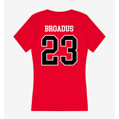 Valdosta State - NCAA Women's Basketball : Amaya Broadus - Women's V-Neck T-Shirt-1