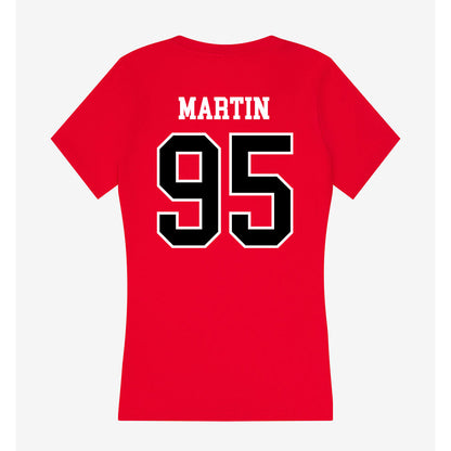 Valdosta State - NCAA Football : Jonathan Martin - Women's V-Neck T-Shirt-1