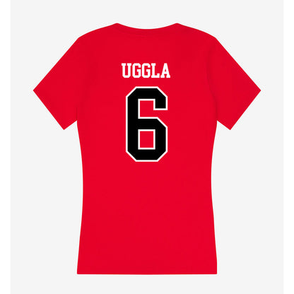 Valdosta State - NCAA Baseball : Jackson Uggla - Women's V-Neck T-Shirt-1