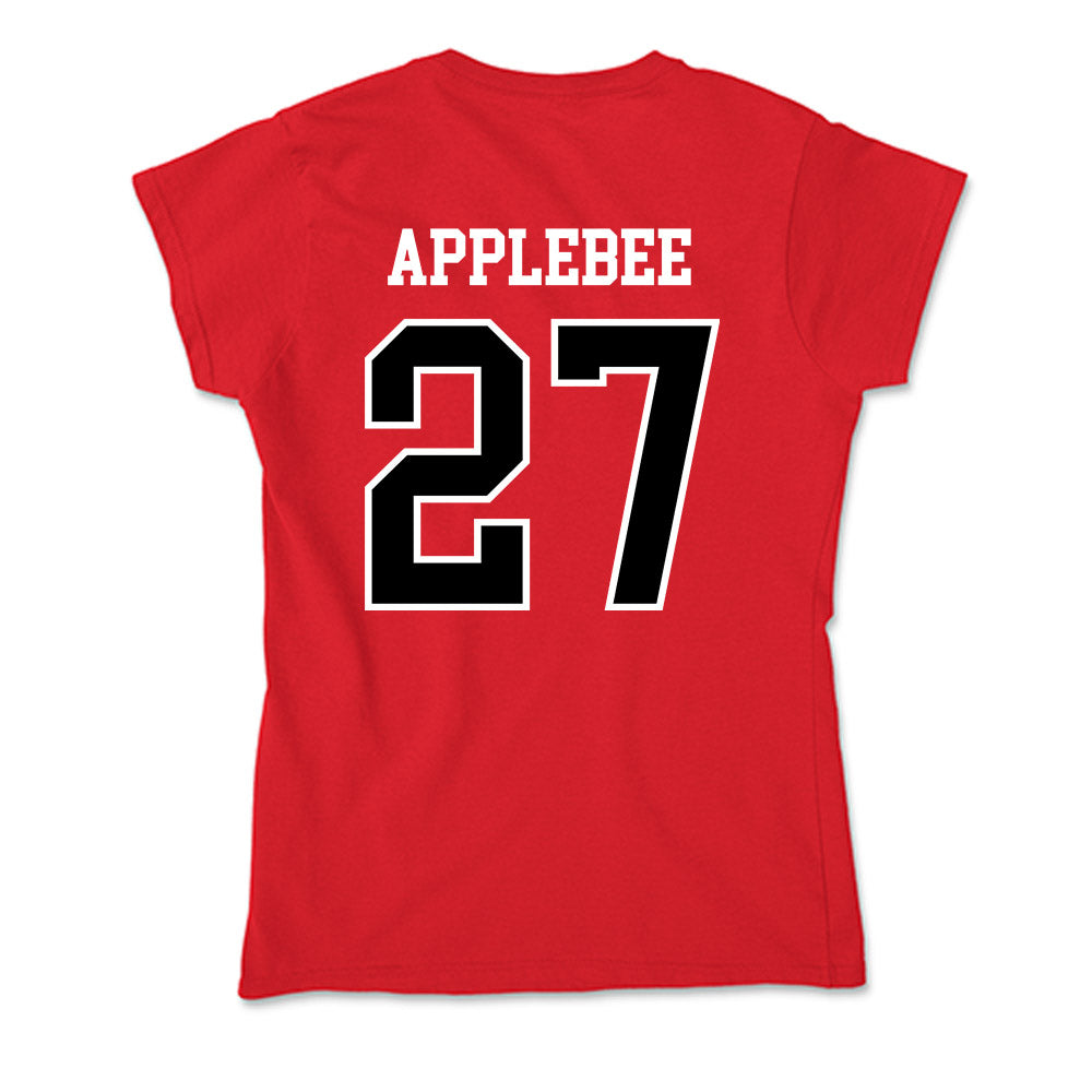 Valdosta State - NCAA Softball : Riley Applebee - Soft Style Women’s T-Shirt-1