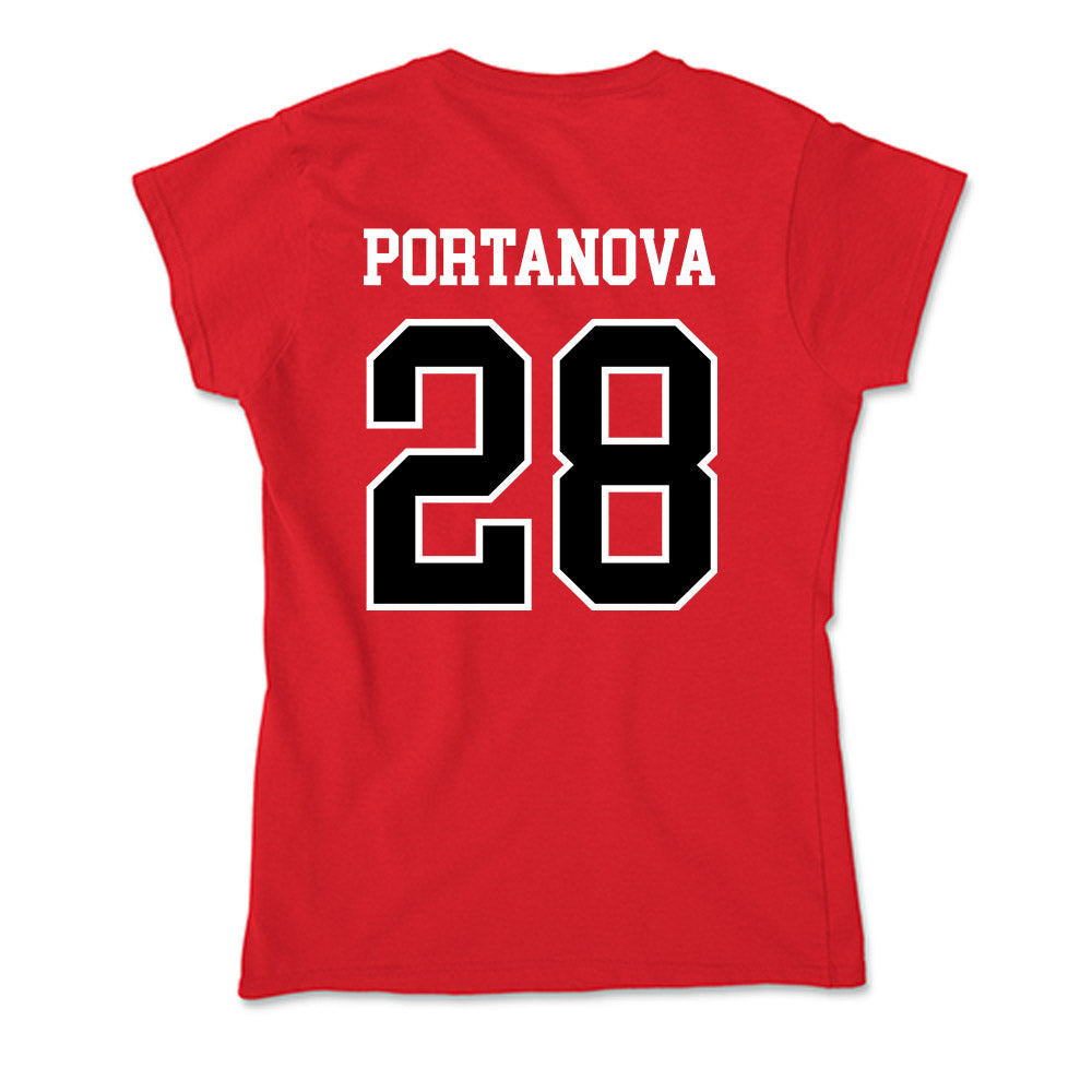 Valdosta State - NCAA Softball : Giselle Portanova - Soft Style Women’s T-Shirt-1