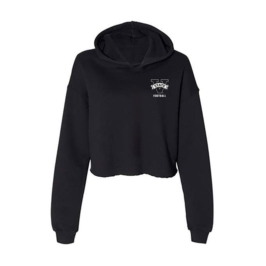 Valdosta State - NCAA Football : Shawn Paschall jr - Women's Crop Fleece Hooded Sweatshirt-0
