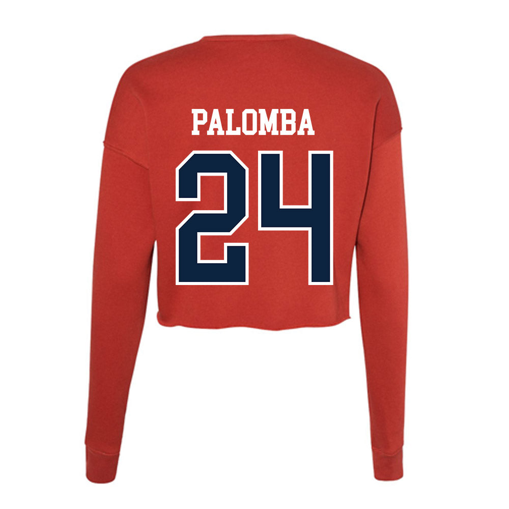 Stony Brook - NCAA Women's Lacrosse : Gabriella Palomba - Women's Cropped Crew Fleece-1