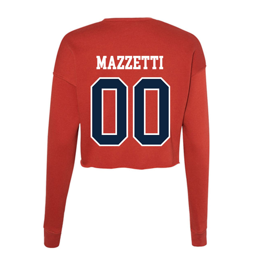Stony Brook - NCAA Women's Lacrosse : Jaley Mazzetti - Women's Cropped Crew Fleece-1