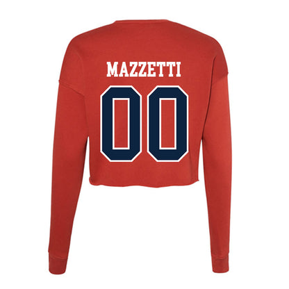 Stony Brook - NCAA Women's Lacrosse : Jaley Mazzetti - Women's Cropped Crew Fleece-1