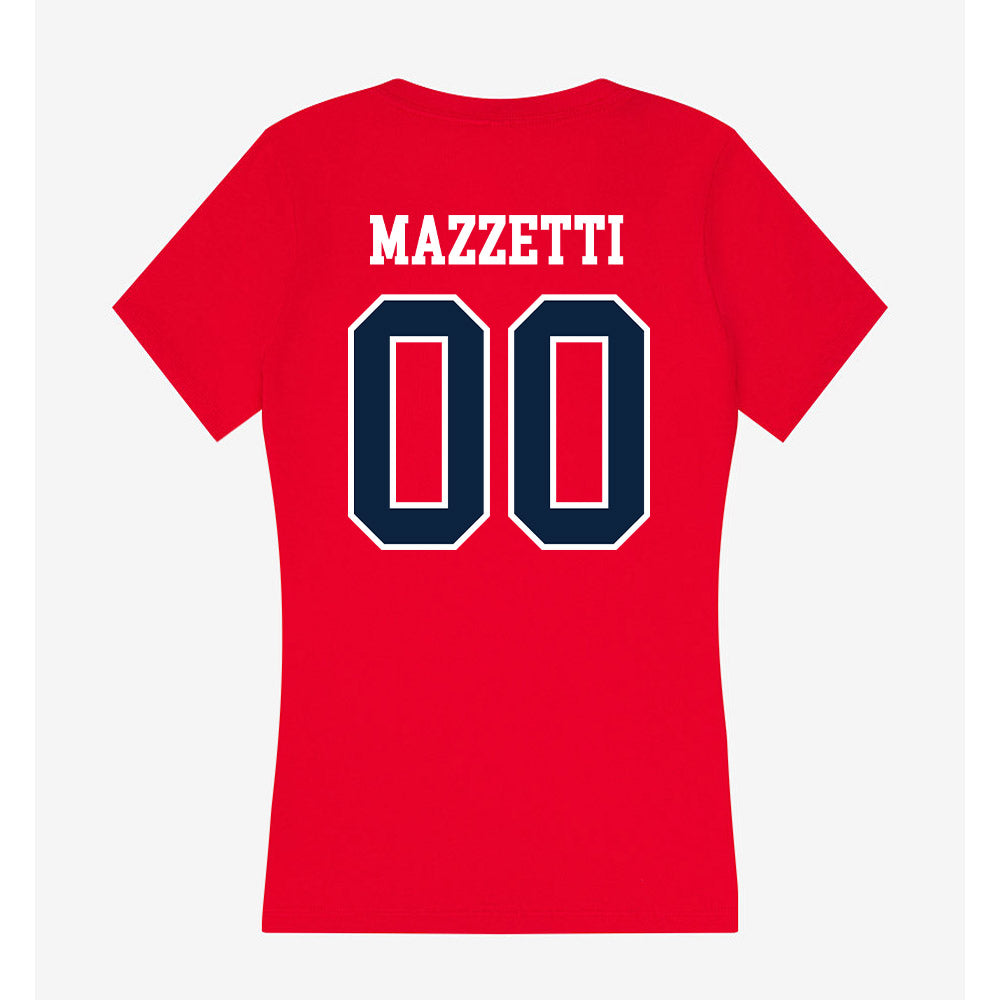 Stony Brook - NCAA Women's Lacrosse : Jaley Mazzetti - Women's V-Neck T-Shirt-1