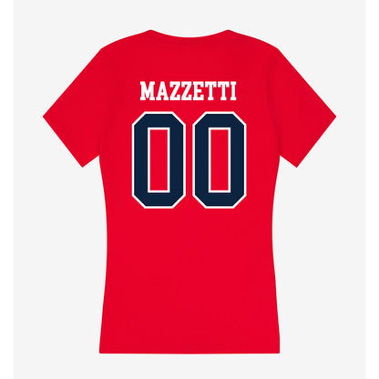 Stony Brook - NCAA Women's Lacrosse : Jaley Mazzetti - Women's V-Neck T-Shirt-1