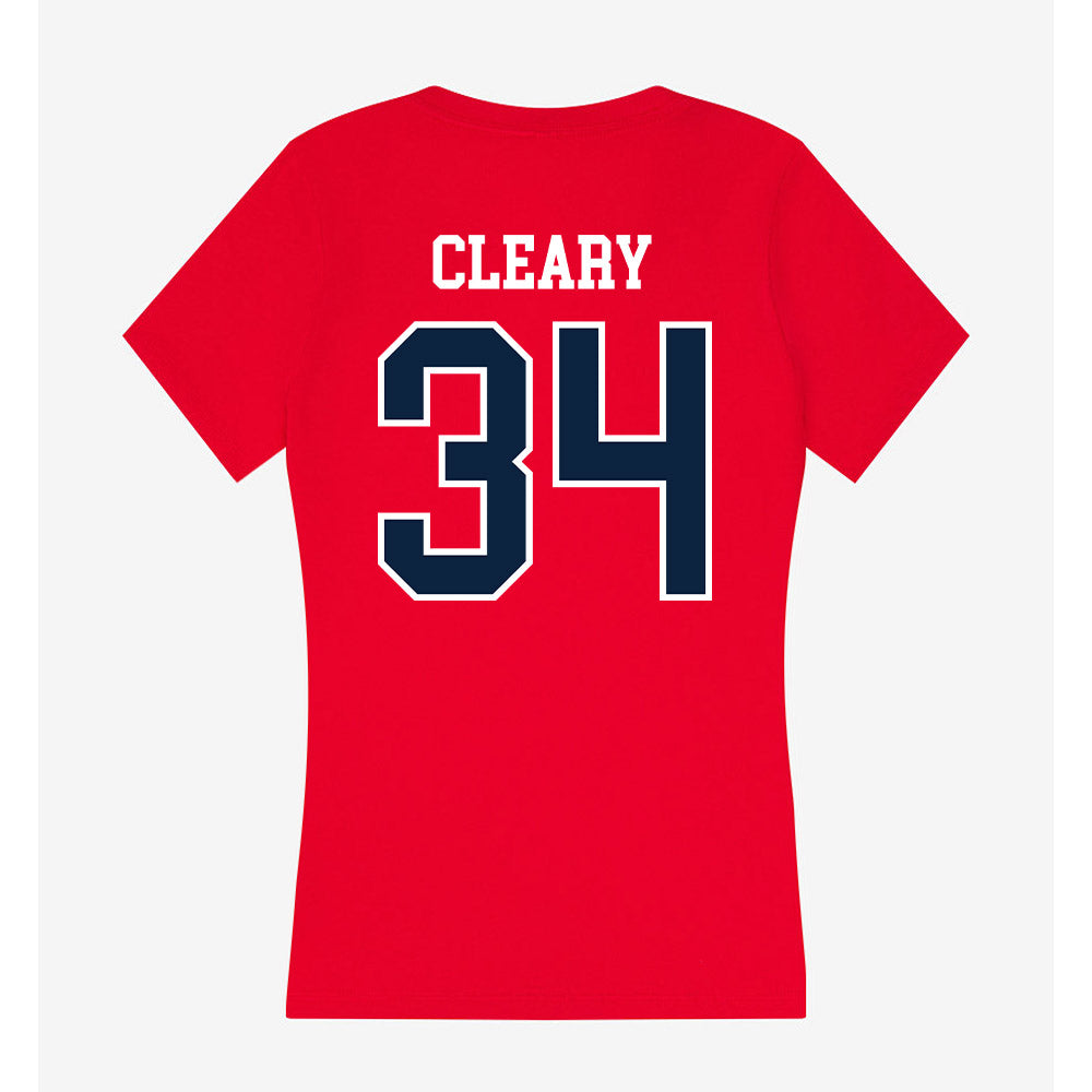 Stony Brook - NCAA Football : Patrick Cleary - Women's V-Neck T-Shirt-1
