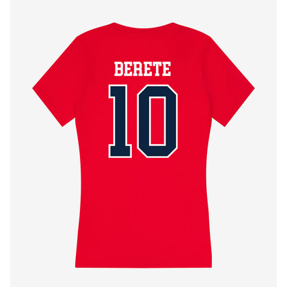 Stony Brook - NCAA Women's Basketball : Diaka Berete - Women's V-Neck T-Shirt-1