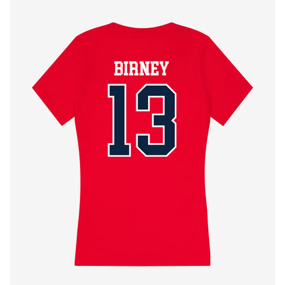 Stony Brook - NCAA Men's Lacrosse : Will Birney - Women's V-Neck T-Shirt-1