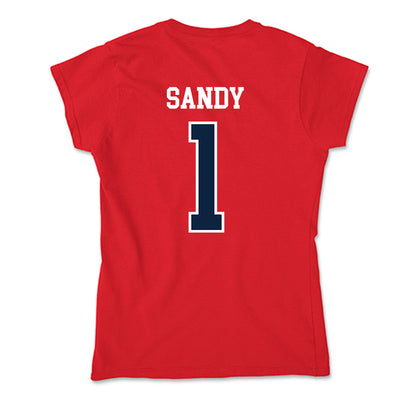 Stony Brook - NCAA Men's Soccer : Rushon Sandy - Soft Style Women’s T-Shirt-1