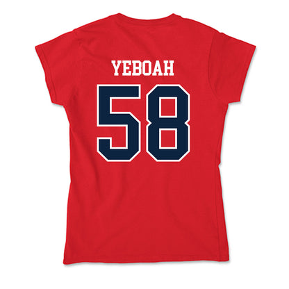 Stony Brook - NCAA Football : Kenneth Yeboah - Soft Style Women’s T-Shirt-1