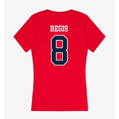 Stony Brook - NCAA Football : Sebastian Regis - Women's V-Neck T-Shirt-1