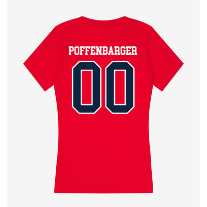 Stony Brook - NCAA Football : Brittin Poffenbarger - Women's V-Neck T-Shirt-1
