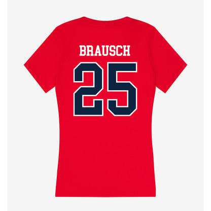 Stony Brook - NCAA Men's Soccer : Daniel Brausch - Women's V-Neck T-Shirt-1