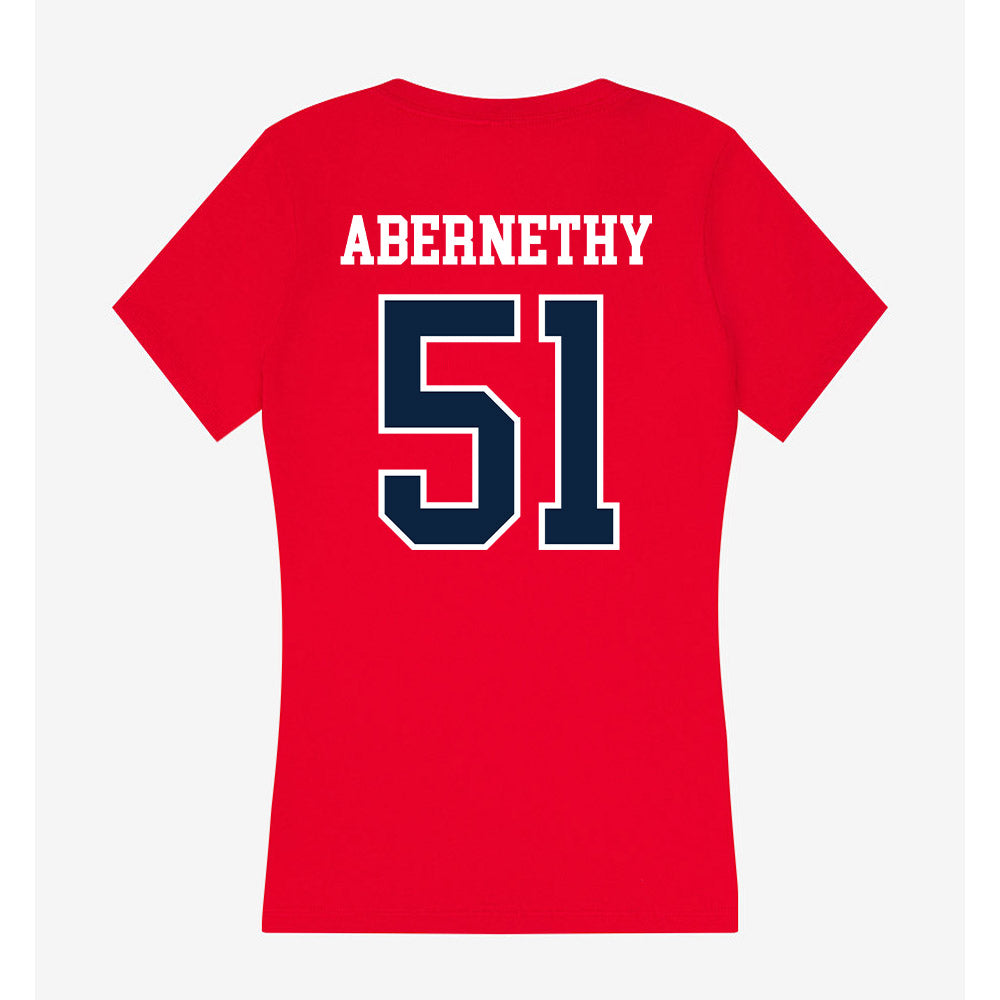 Stony Brook - NCAA Women's Lacrosse : MaryKate Abernethy - Women's V-Neck T-Shirt-1