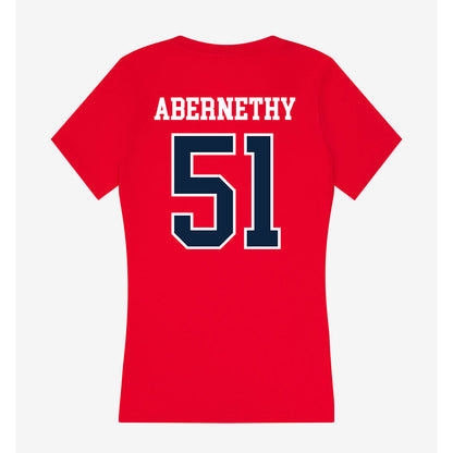 Stony Brook - NCAA Women's Lacrosse : MaryKate Abernethy - Women's V-Neck T-Shirt-1
