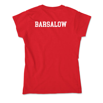 Stony Brook - NCAA Women's Cross Country : Logan Barsalow - Soft Style Women’s T-Shirt-1