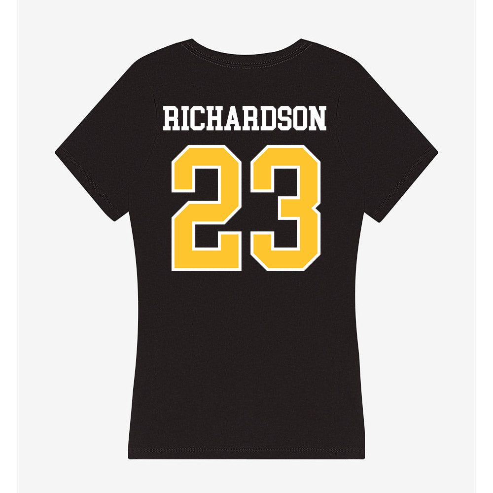 NKU - NCAA Men's Soccer : Aaron Richardson - Women's V-Neck T-Shirt-1