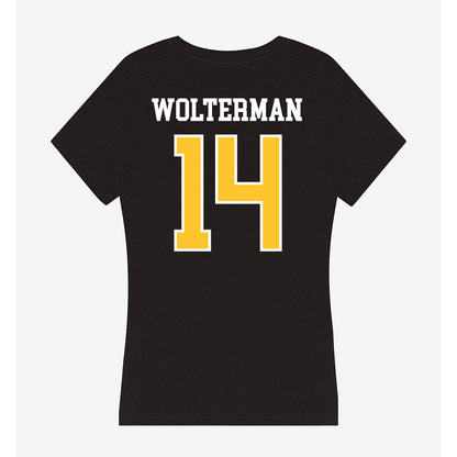 NKU - NCAA Women's Basketball : Abby Wolterman - Women's V-Neck T-Shirt-1