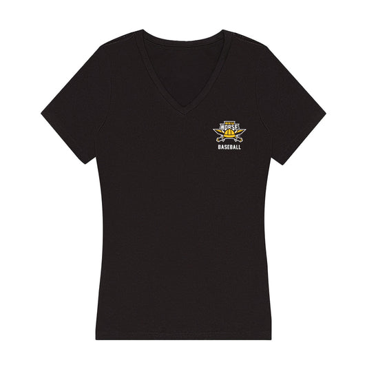 NKU - NCAA Baseball : Logen Devenport - Women's V-Neck T-Shirt-0