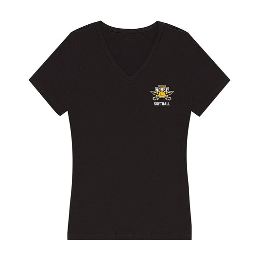 NKU - NCAA Softball : Brooke Keltner - Women's V-Neck T-Shirt-0