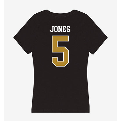 UMBC - NCAA Women's Basketball : Sadaya Jones - Women's V-Neck T-Shirt-1