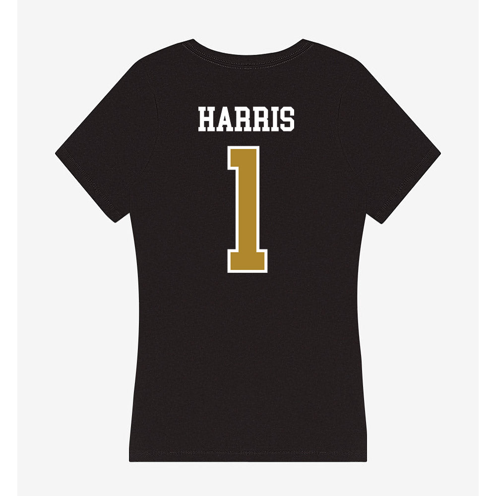 UMBC - NCAA Women's Volleyball : Natalie Harris - Women's V-Neck T-Shirt-1