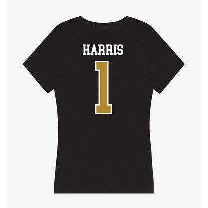 UMBC - NCAA Women's Volleyball : Natalie Harris - Women's V-Neck T-Shirt-1