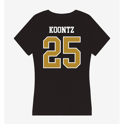 UMBC - NCAA Softball : Jayda Koontz - Women's V-Neck T-Shirt-1