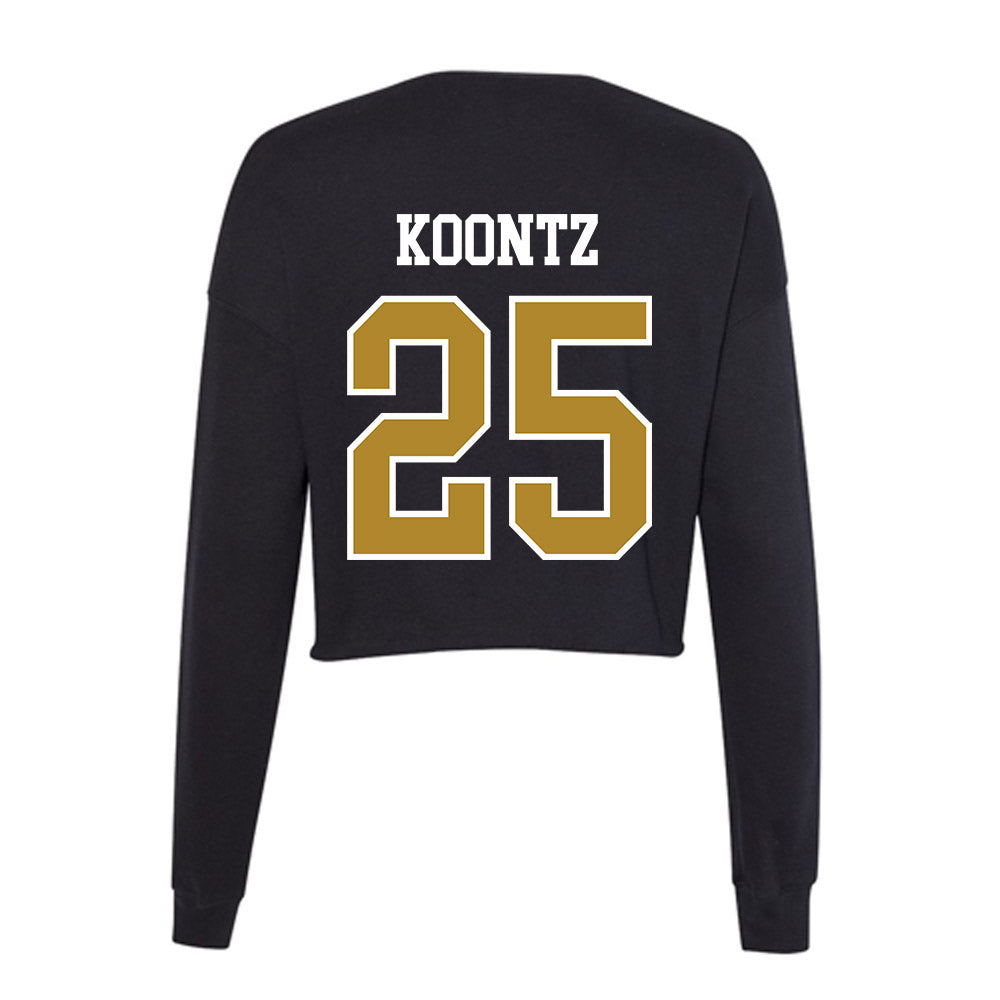 UMBC - NCAA Softball : Jayda Koontz - Women's Cropped Crew Fleece-1