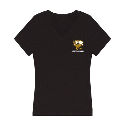 UMBC - NCAA Women's Cross Country : Ava Huffman - Women's V-Neck T-Shirt-0