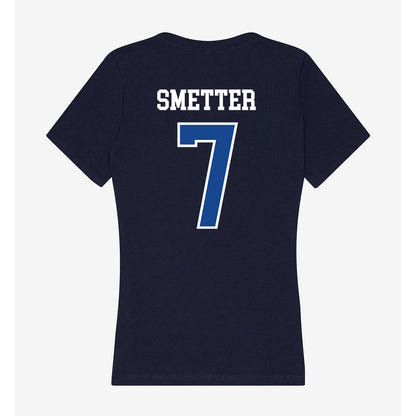 Creighton - NCAA Softball : Ashley Smetter - Women's V-Neck T-Shirt-1