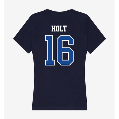 Creighton - NCAA Women's Soccer : Josie Holt - Women's V-Neck T-Shirt-1
