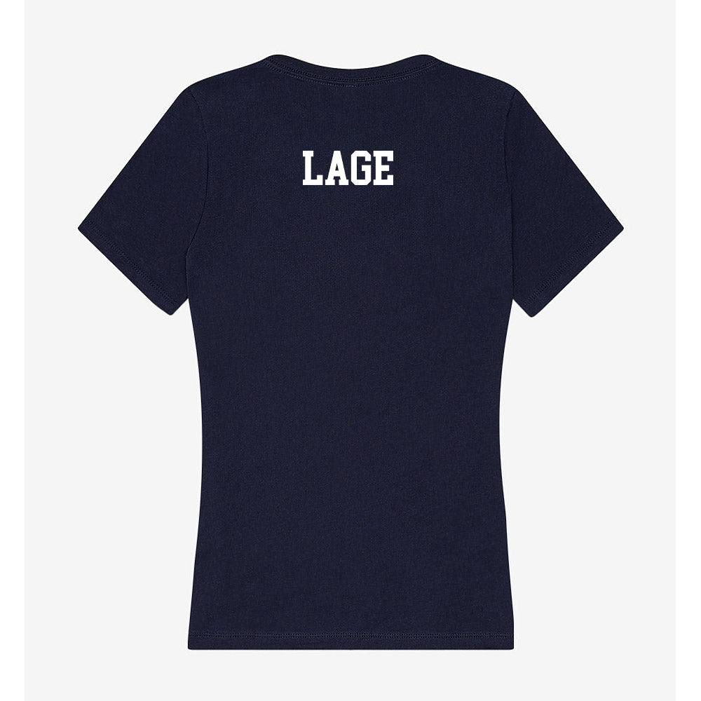 Creighton - NCAA Women's Cross Country : Madeline Lage - Women's V-Neck T-Shirt-1