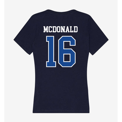 Creighton - NCAA Baseball : John McDonald - Women's V-Neck T-Shirt-1