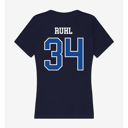 Creighton - NCAA Baseball : Jakob Ruhl - Women's V-Neck T-Shirt-1