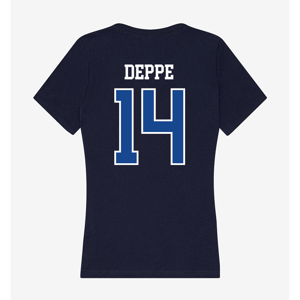 Creighton - NCAA Men's Soccer : Aaron Deppe - Women's V-Neck T-Shirt-1