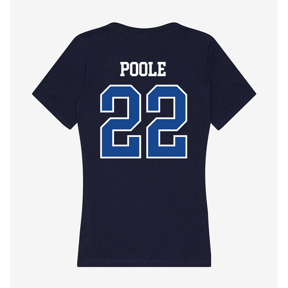 Creighton - NCAA Softball : Hannah Poole - Women's V-Neck T-Shirt-1