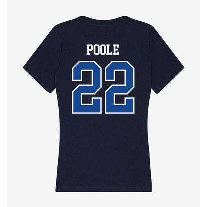 Creighton - NCAA Softball : Hannah Poole - Women's V-Neck T-Shirt-1