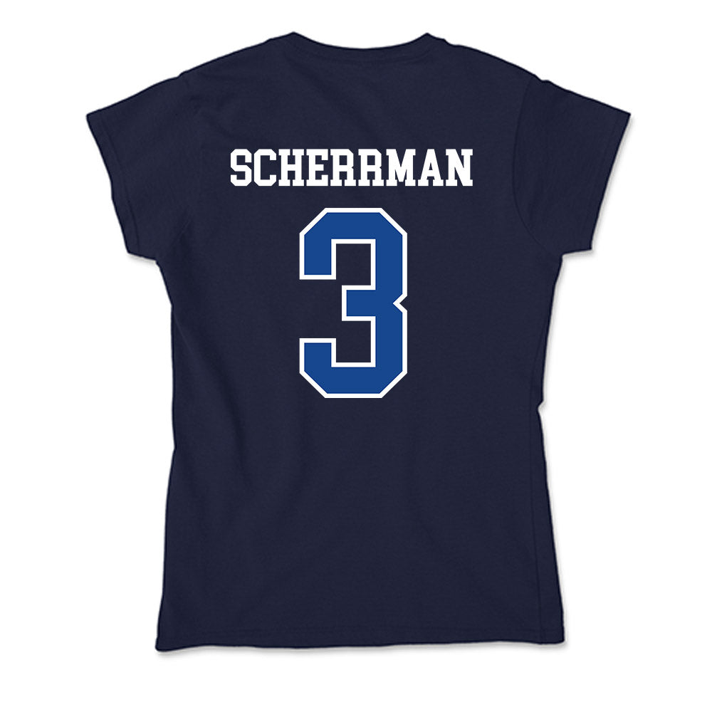 Creighton - NCAA Baseball : Matt Scherrman - Soft Style Women’s T-Shirt-1