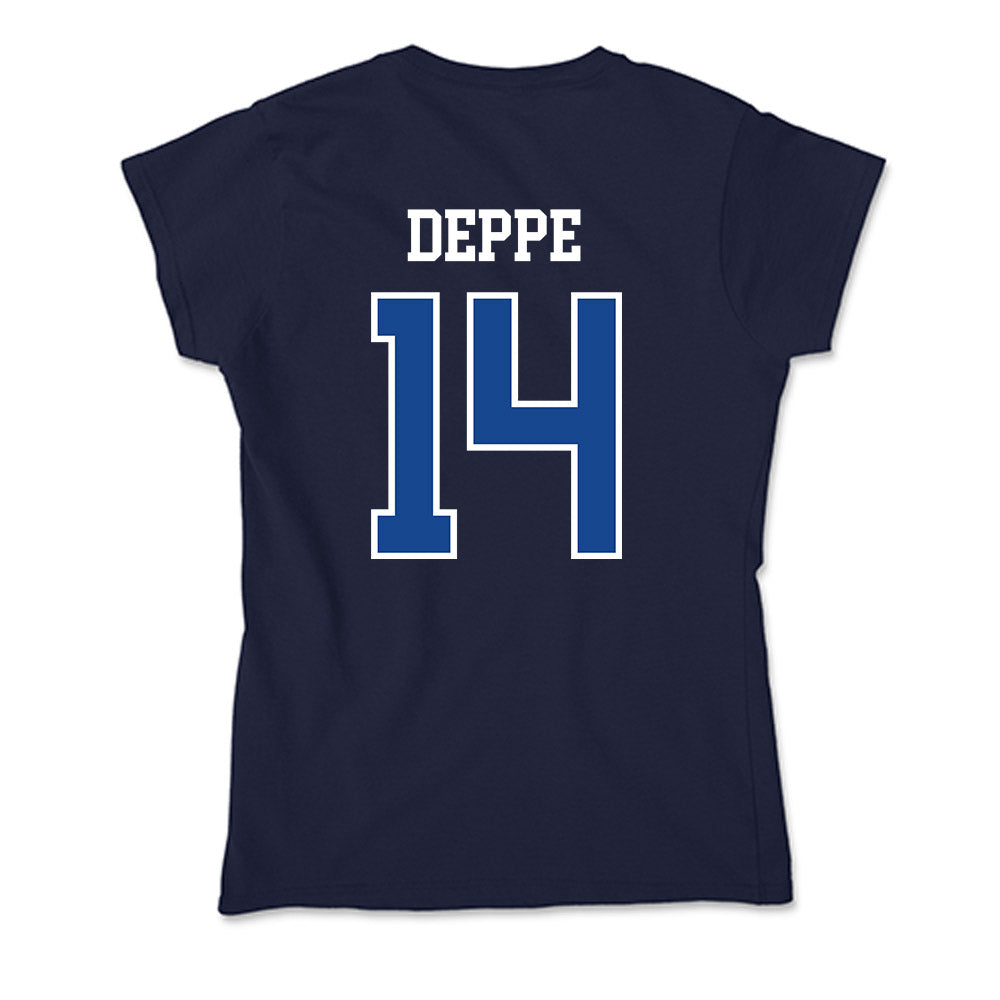 Creighton - NCAA Men's Soccer : Aaron Deppe - Soft Style Women’s T-Shirt-1