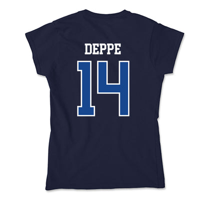 Creighton - NCAA Men's Soccer : Aaron Deppe - Soft Style Women’s T-Shirt-1